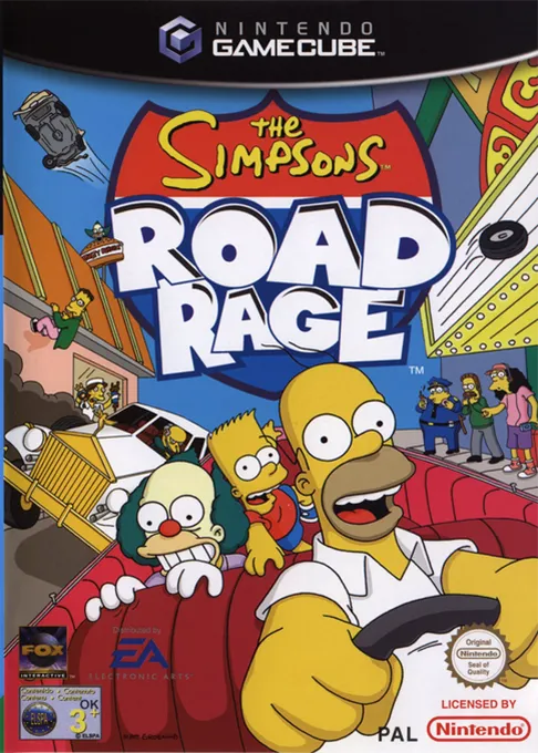 Simpsons, The - Road Rage (Europe) (En,Fr,De)